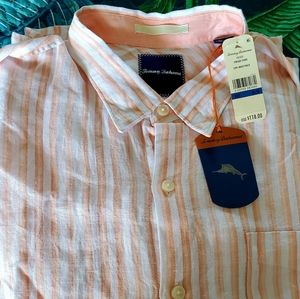 TOMMY BAHAMA Pintado Stripe long sleeve shirt XL